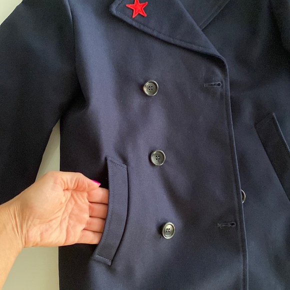 Gucci Coat Jacket Navy Blue New - Picture 11 of 13